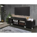 Artiss TV Cabinet 190cm Black Entertainment Unit