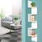 Artiss Floating Corner Wall Shelf 5-Tier White