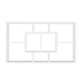 Artiss Floating Wall Shelves White Bookshelf Storage