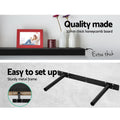 Artiss Floating Wall Shelf Set 3 Black