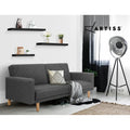 Artiss Floating Wall Shelf Set 3 Black
