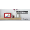 Artiss Floating Wall Shelf Set 3 Oak 60cm Walnut Display