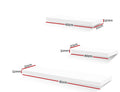 Artiss Floating Wall Shelf Set 3 White