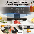Devanti Vacuum Sealer 5 Modes 28cm Cutter Storage Bags 4 Rolls