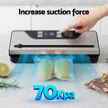 Devanti Vacuum Sealer Machine 9 Modes Auto Seal Cutter Black