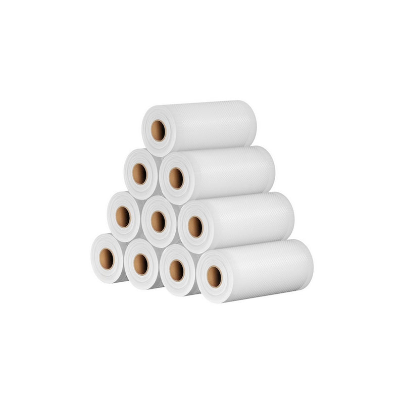Vacuum Sealer Bags 10 Rolls 15cm x 6m Food Storage Heat Seal