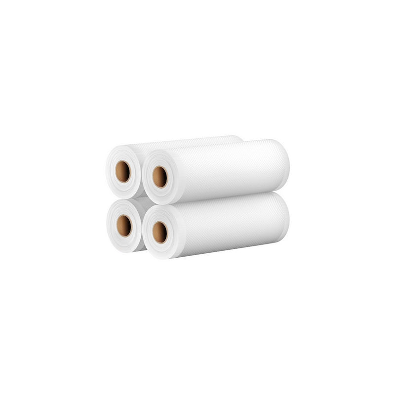 Vacuum Sealer Bags 4 Rolls 20CM X 6M Food Storage Heat Seal