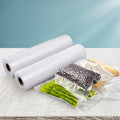 2 Rolls Food Vacuum Sealer Bags 25cm x 6m Heat Seal Storage