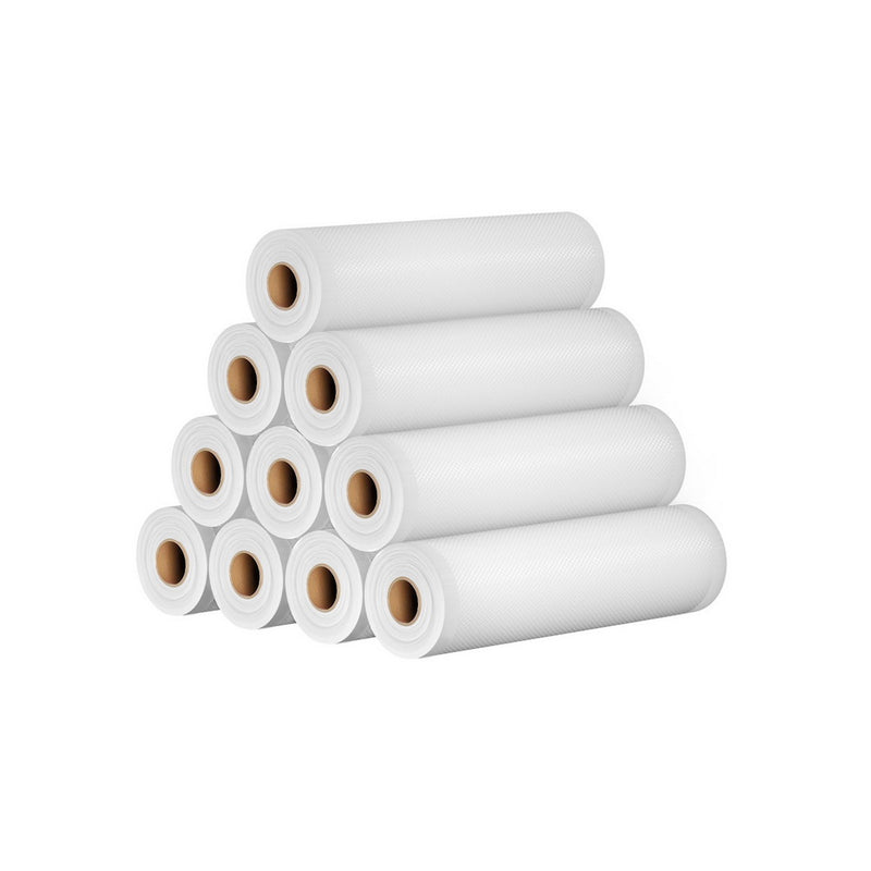 Vacuum Sealer Bags 10 Rolls 25cm x 6m Food Storage Heat Seal