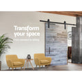 Cefito Barn Door Hardware 1.83m Track Sliding System