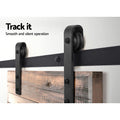 Cefito Barn Door Hardware Track Set 2.44m Sliding