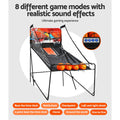 Basketball Arcade Game 8 Games Double Shoot Electronic Scorer