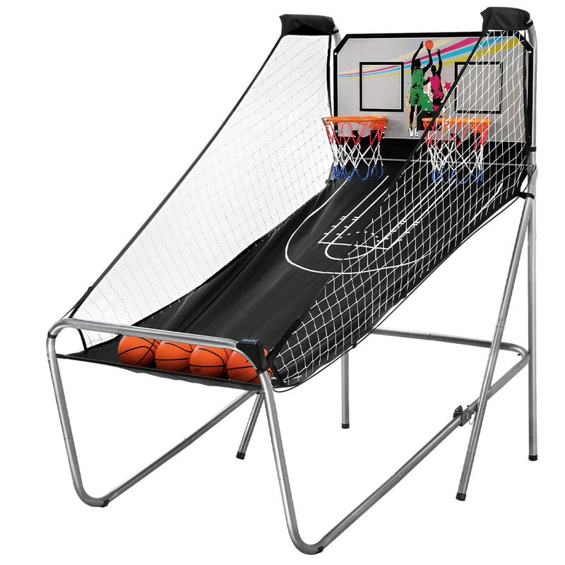 Basketball Arcade Game Electronic Scorer 8 Games Double Grey