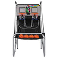 Basketball Arcade Game Electronic Scorer 8 Games Double Grey
