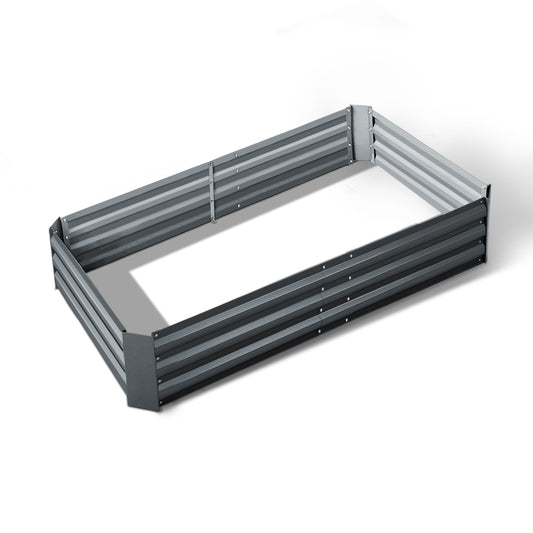 Green Fingers Raised Garden Bed 150x90cm Galvanised Steel