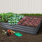 Green Fingers 210x90cm Raised Garden Bed Galvanised Steel Planter