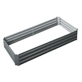 Green Fingers 210x90cm Raised Garden Bed Galvanised Steel Planter