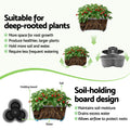 Green Fingers 5 Tier Vertical Garden Planter w/ Wheels Grey