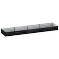 Green Fingers Raised Garden Bed 2PC 210x90cm Galvanised Metal