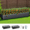 Green Fingers 2-in-1 Raised Garden Bed 240cm Metal Planter Box 45cm