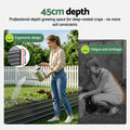 Green Fingers 45cm Raised Garden Bed 320cm Metal Planter Box Galvanised
