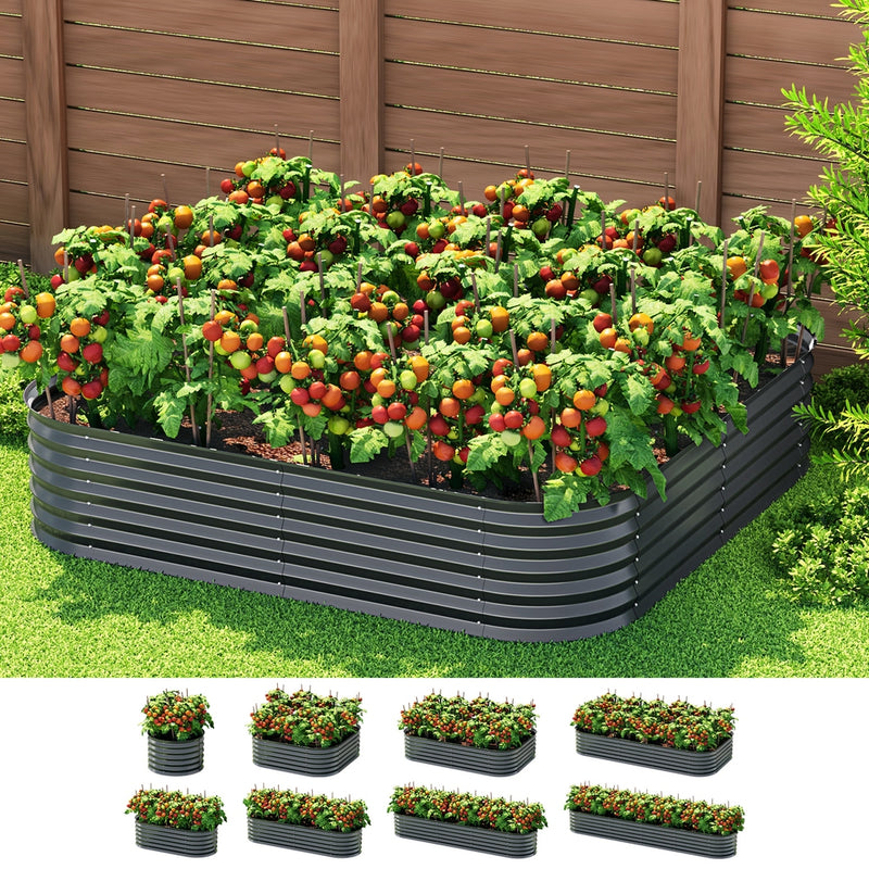 Green Fingers Garden Bed 9in1 Modular Planter 40cm