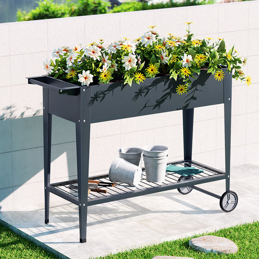 Green Fingers Raised Garden Bed 100x40x80cm Planter Box Herb