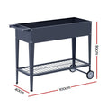 Green Fingers Raised Garden Bed 2x 100x40x80cm Planter Box