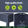 Green Fingers Raised Garden Bed 2x 100x40x80cm Planter Box