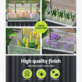 Green Fingers Raised Garden Bed 80x49x74cm Galvanised Planter