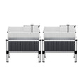 Green Fingers Raised Garden Bed 80x49x74cm Galvanised x2