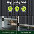 Green Fingers Raised Garden Bed 80x49x74cm Galvanised x2