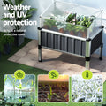 Green Fingers Raised Garden Bed 80x49x74cm Galvanised x2