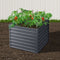 Green Fingers Raised Garden Bed 100x100x77cm Galvanised Steel