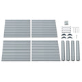Green Fingers Raised Garden Bed 100x100x77cm Galvanised Steel