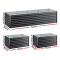 Green Fingers Raised Garden Bed 320x160x77cm Galvanised Steel