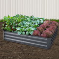 Green Fingers Garden Bed 150x90cm Galvanised Raised Planter Box
