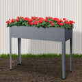 Elevated Garden Bed 100x80x30cm Galvanised Planter Box