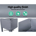 Elevated Garden Bed 100x80x30cm Galvanised Planter Box