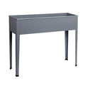 Elevated Garden Bed 100x80x30cm Galvanised Planter Box