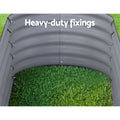 Green Fingers Raised Garden Bed 160x80x42cm Oval Galvanised Planter