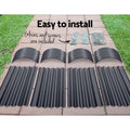 Green Fingers Raised Garden Bed 160x80x42cm Oval Galvanised Planter