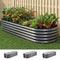 Green Fingers 3pc Raised Garden Bed 160x80x42cm Galvanized Steel