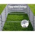 Green Fingers Raised Garden Bed 320x80x42cm Oval Galvanised