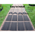 Green Fingers Raised Garden Bed 320x80x42cm Oval Galvanised