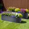 Green Fingers Raised Garden Bed 240cm Oval Galvanised Steel Planter