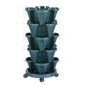 Green Fingers 5 Tier Vertical Garden Bed Stackable Planters Strawberry Herbs