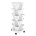 Green Fingers 5 Tier Vertical Garden Strawberry Stackable Planters