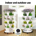 Green Fingers 5 Tier Vertical Garden Strawberry Stackable Planters