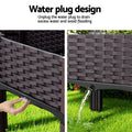 Green Fingers Raised Garden Bed 120x40x36cm PP Planter Box